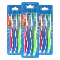 3X Sence Tandenborstels 3D Extra Clean Medium 3 stuks
