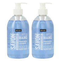 2X Sence Savon Handzeep Provencal Lavendel 500 ml