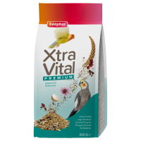 7X Beaphar XtraVital Grote Parkiet 500 gr