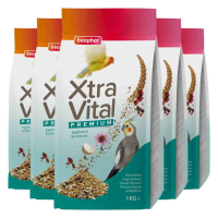 5X Beaphar XtraVital Grote Parkiet 1 kg