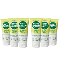 6X Happy Earth Baby & Kids 100% Natuurlijke Body Lotion 200 ml