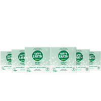 6X Happy Earth Baby & Kids 100% Natuurlijke Was & Bad Bar 50 gr
