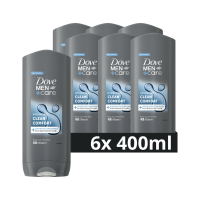 6X Dove 3 in 1 Douchegel Clean Comfort 400 ml