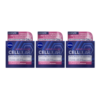 3X NIVEA Cellular Filler Nachtcrème Verstevigend 50 ml