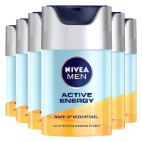 6X NIVEA Men Wake up Gezichtsgel Active Energy 50 ml
