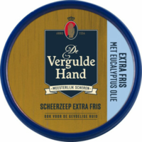 3X Vergulde Hand Scheerzeep Extra Fris 75 gr