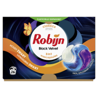 2+3 Gratis: Robijn Wascapsules 3 in1 Black Velvet 26 stuks