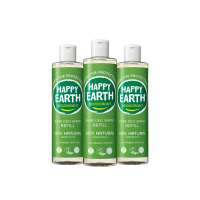 3X Happy Earth 100% Natuurlijke Deo Spray Navulling Cucumber Matcha 300 ml