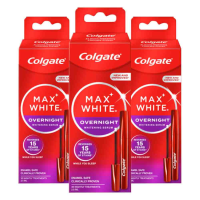 3X Colgate Max White Overnight Whitening Serum 2,5 ml