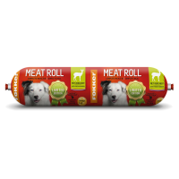 10X Fokker Meat Roll Hondenvoer Nat Hert   Zalm 800 gr