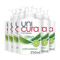 6X Unicura Antibacteriële Handzeep Ultra 250 ml