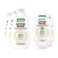 Garnier Loving Blends Milde Haver   Shampoo 3x 300 ml & Conditioner 2x 250 ml – Pakket