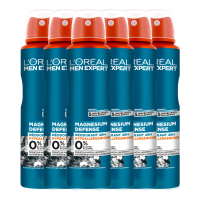 6X L'Oréal Men Expert Deodorant Spray Magnesium 150 ml