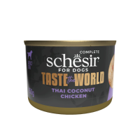 8X Schesir Taste The World Hond Thai Coconut 150 gr