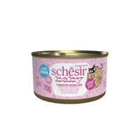 12X Schesir Baby Kitten Bouillon Kip & Lever 70 gr
