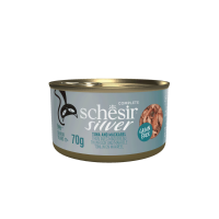 12X Schesir Silver Cat Bouillon Tonijn & Makreel 70 gr