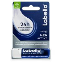 6X Labello Lippenbalsem Blister Active For Men SPF15 4.8 Gr