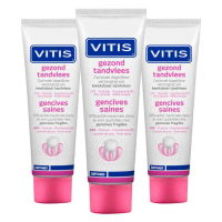 3X Vitis Tandpasta Gezond Tandvlees 75 ml