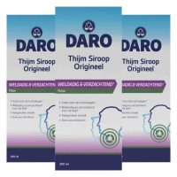 3X Daro Thijmsiroop 200 ml