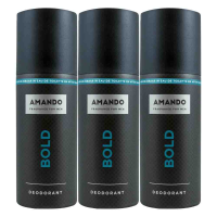3X Amando Deodorant Bold 150 ml