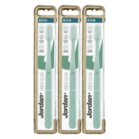 3X Jordan Green Clean Tandenborstel Medium