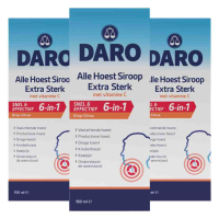 3X Daro Alle Hoest Siroop Extra Sterk met Vitamine C 150 ml