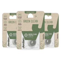 3X Jordan Green Clean Dental Floss 30 meter
