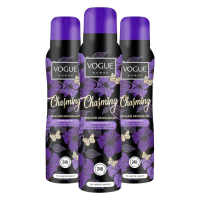 3X Vogue Parfum Deodorant Charming 150 ml
