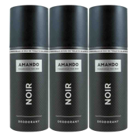 3X Amando Noir Deodorant Spray 150 ml