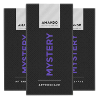 3X Amando Mystery Aftershave 50 ml