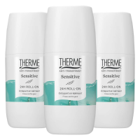 3X Therme Anti Transpirant Sensitive 24H Roll On 60 ml