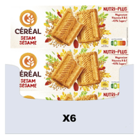 6X Céréal Koekjes Sesam 230 gr