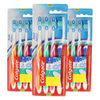 3X Colgate Tandenborstel Triple Action Medium 4 stuks