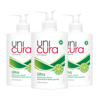 3X Unicura Antibacteriële Handzeep Ultra 250 ml