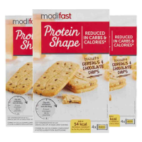 3X Modifast Protein Shape Koekjes Graan Chocolade 4 x 50 gr