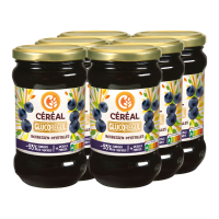 6X Céréal Jam Bosbessen 320 gr