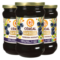 3X Céréal Jam Bosbessen 320 gr