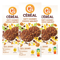 3X Céréal Soft Cookies Choco Walnut 138 gr