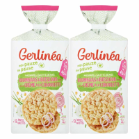 2X Gerlinea Maïswafel Roomkaas & Bieslook 123 gr