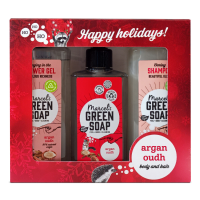 Marcel's Green Soap Geschenkset Body & Hair Argan & Oudh 2x 300ml + 1x 250ml