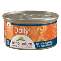 24X Almo Nature Daily Menu Kattenvoer Nat Mousse Forel 85 gr