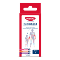 2X HeltiQ Netverband Nr 1 1,3 cm x 1m (gerekt)