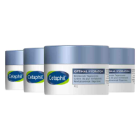 4X Cetaphil Optimal Hydration Healthy Glow Dagcrème 48 gr