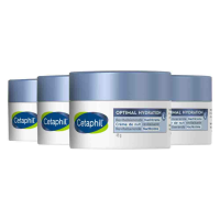 4X Cetaphil Optimal Hydration Herstellende Nachtcrème 48 gr