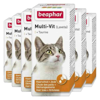 6X Beaphar Multi Vit Laveta Kat 20 ml