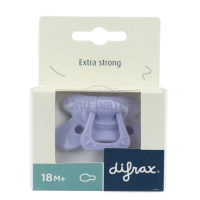 2X Difrax Fopspeen Natural 18+m Lila Amethyst