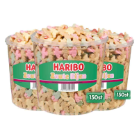 3X Haribo Zoute Rijen 150 stuks