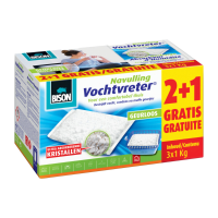 Bison Vochtvreter Navulzak Geurloos Promopack 3 x 1 kg