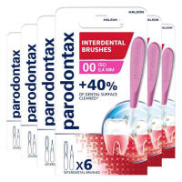 6X Parodontax Interdentale Ragers 0,4mm ISO 0 met Dop 6 stuks