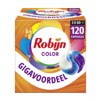3X Robijn Wascapsules 3 in 1 Color 40 stuks